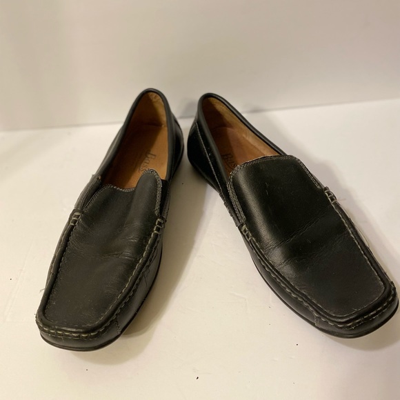 Bass - Mens (Conway) black slip on moccasin loafers, Size: 10.5 - Picture 2 of 8